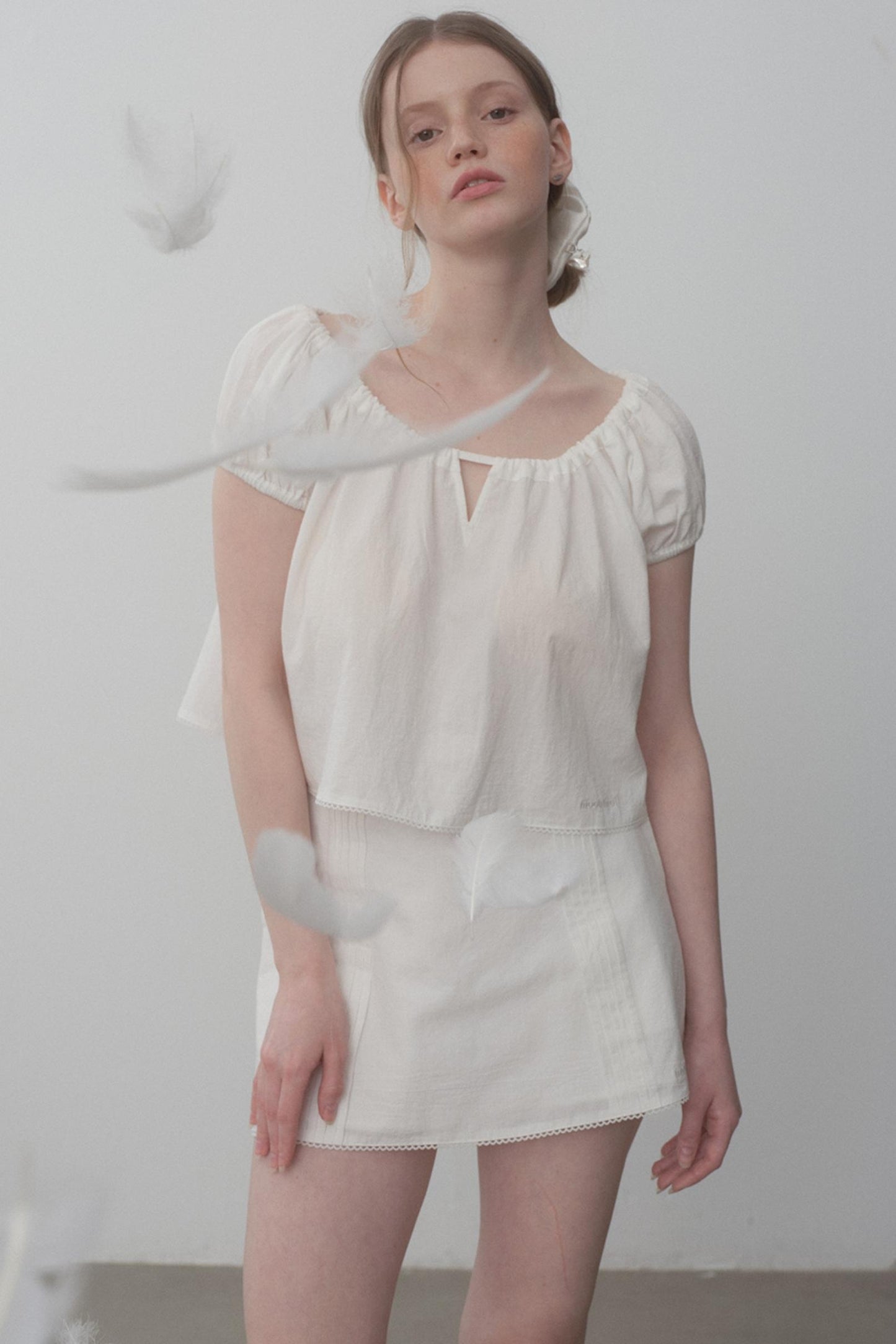 Cotton Bubble Sleeve Set