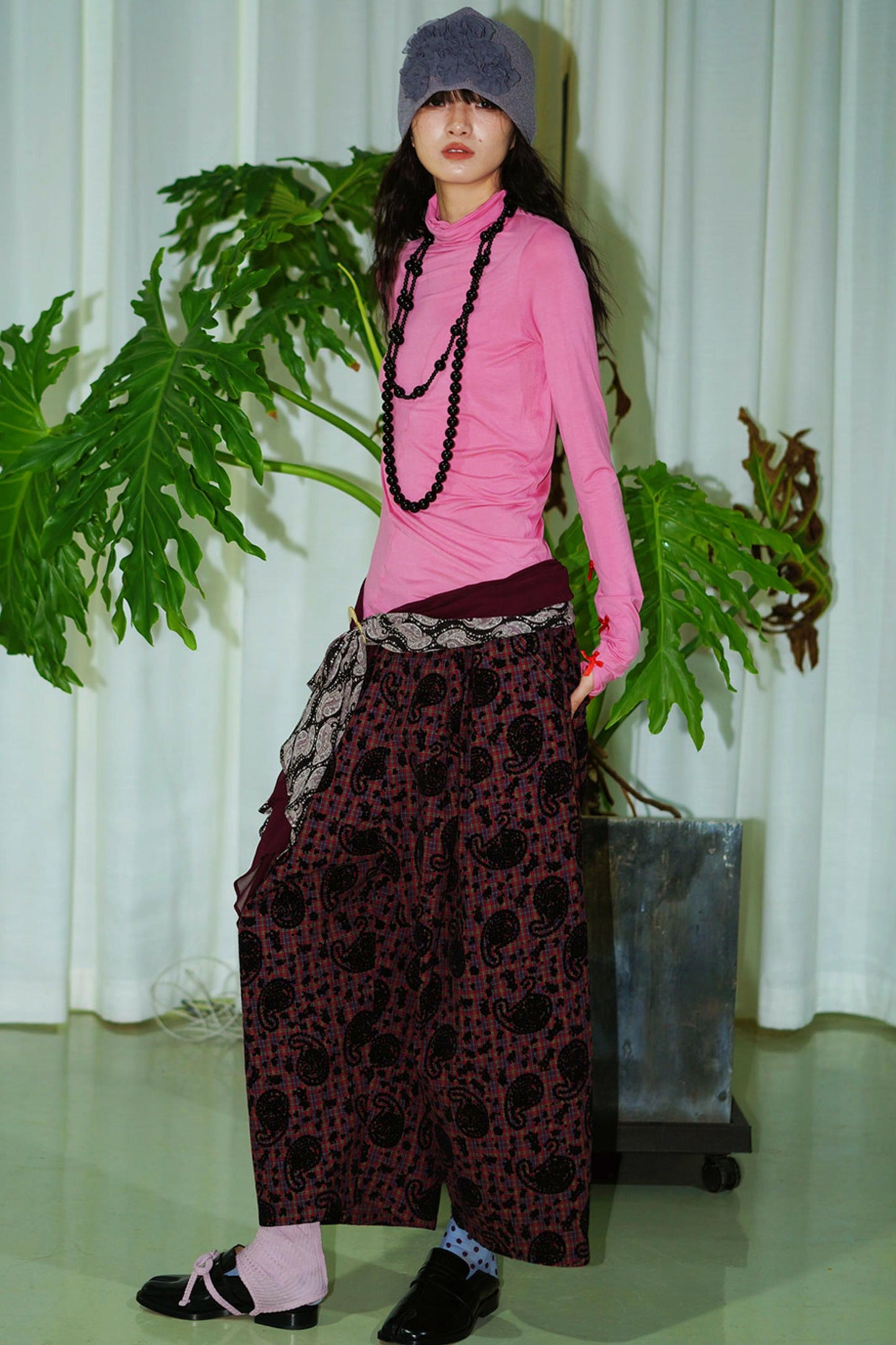 Autumn Solid Turtleneck Top