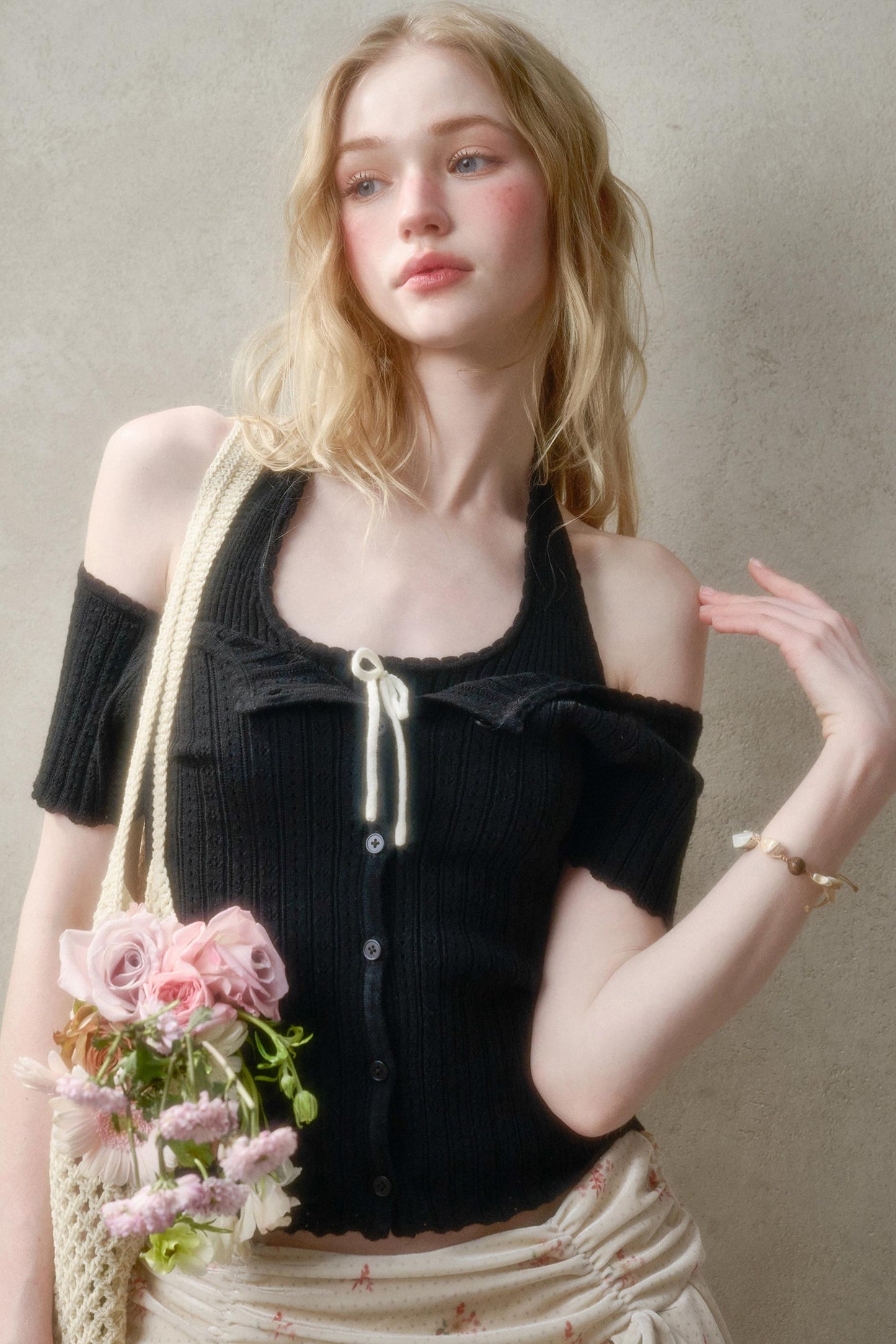 Summer One-Shoulder Cardigan