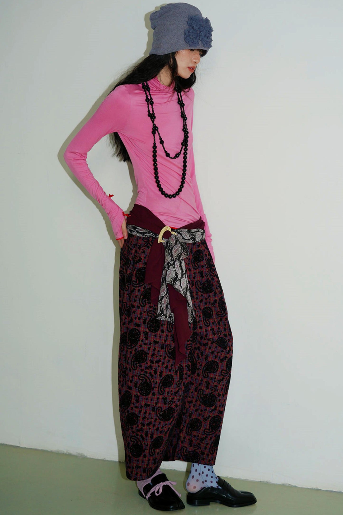 Autumn Solid Turtleneck Top