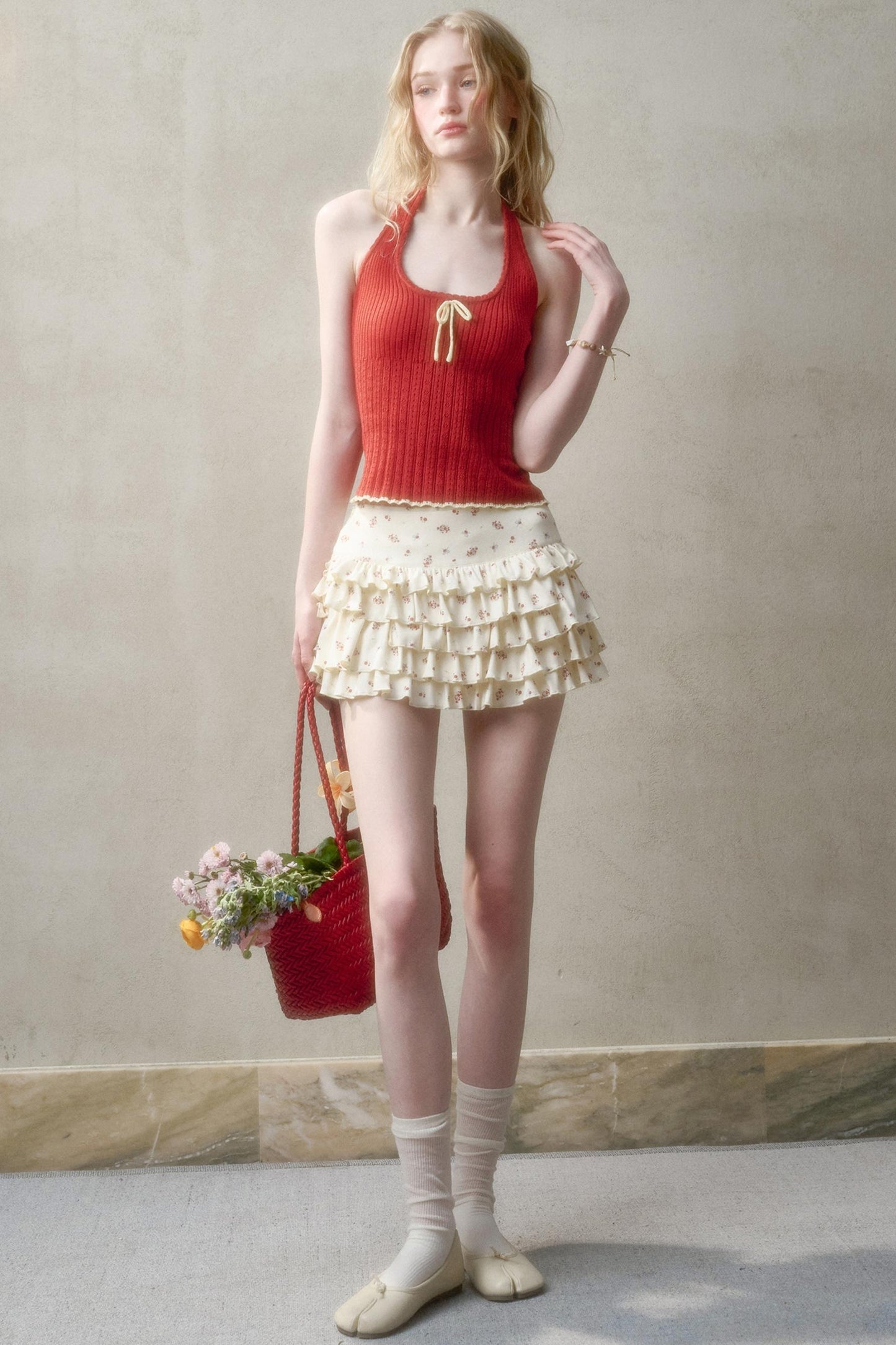 Summer Knit Halter Top