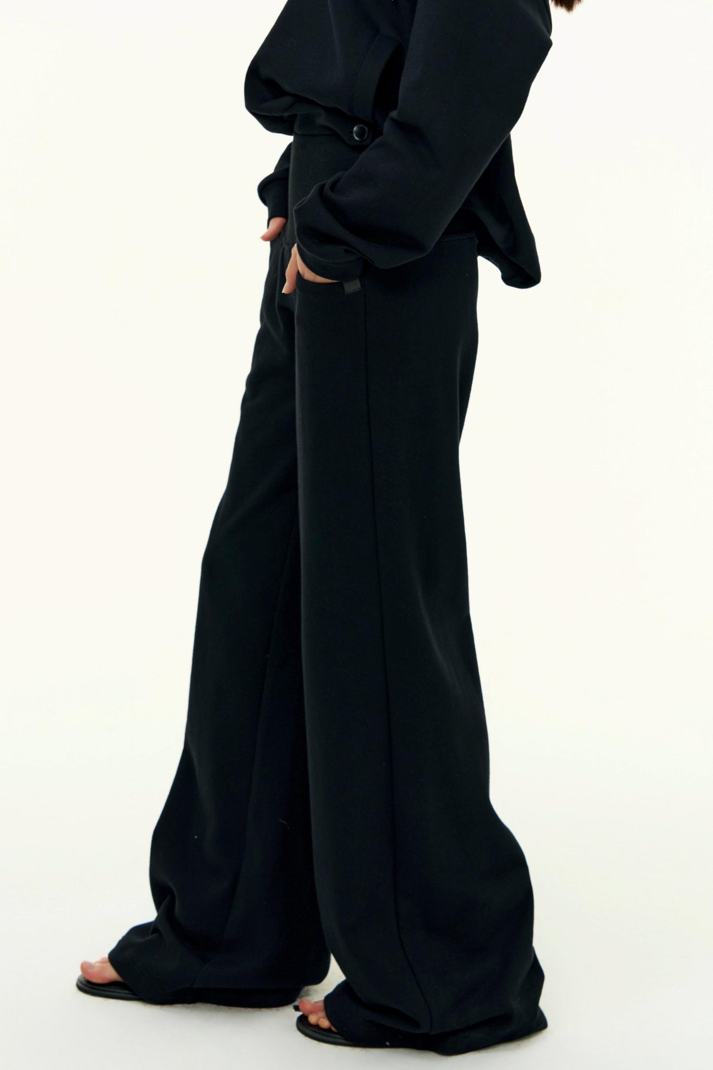 Layered Cotton Sweatshirt Set-Up