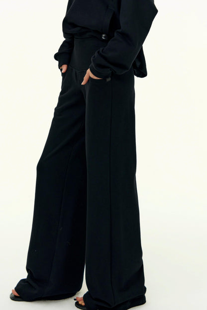 Layered Cotton Sweatshirt Set-Up