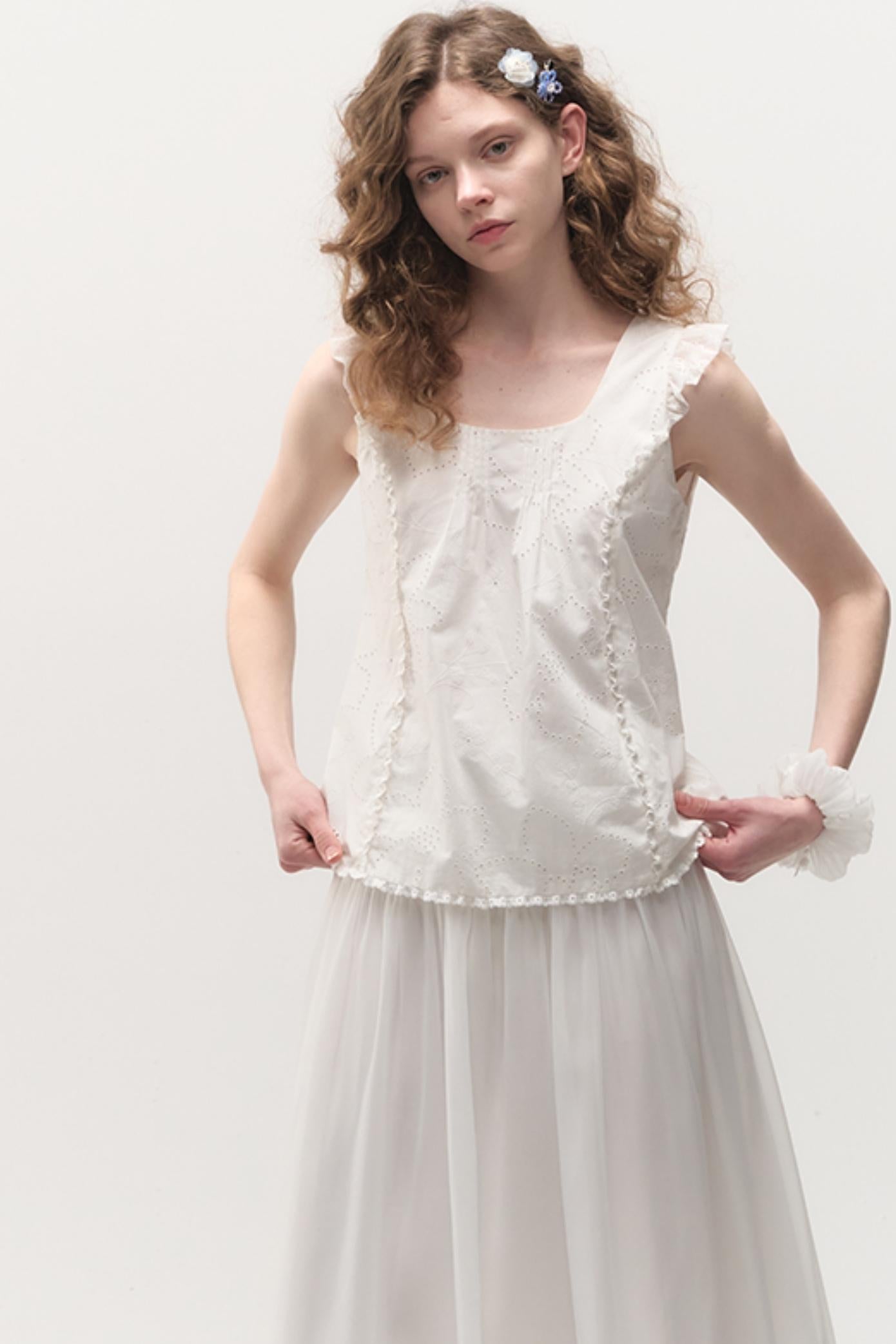 French Elegance Princess Blouse