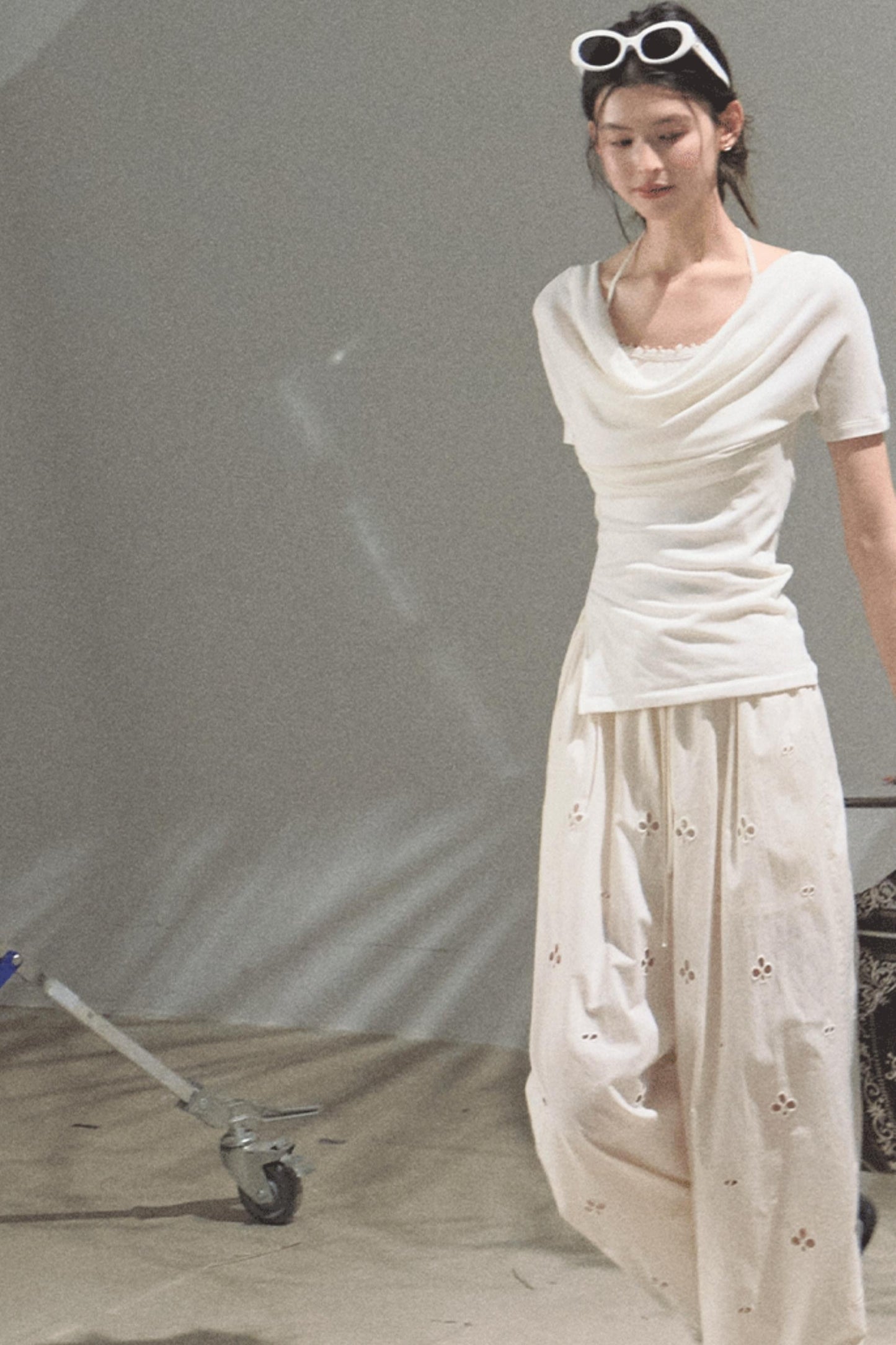 Self-Love Embroidered Summer Pants