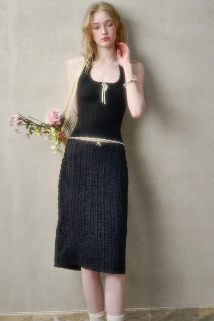 Summer Knit Halter Top