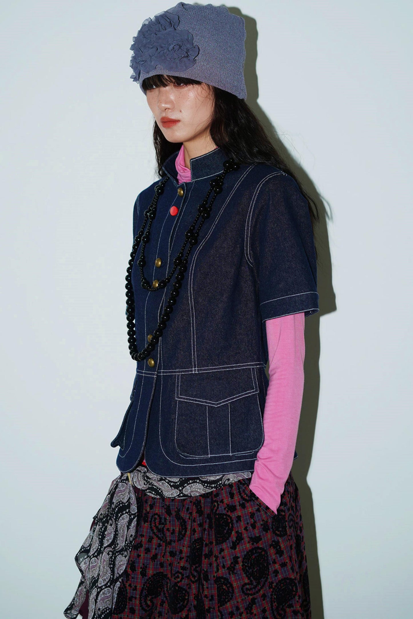 Autumn Solid Turtleneck Top