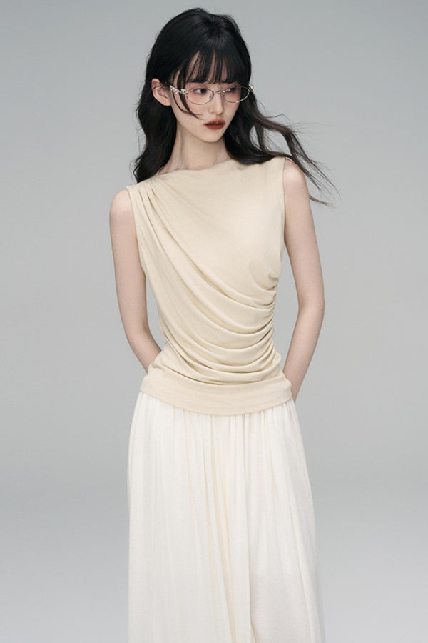 Irregular Peplum Knit Top