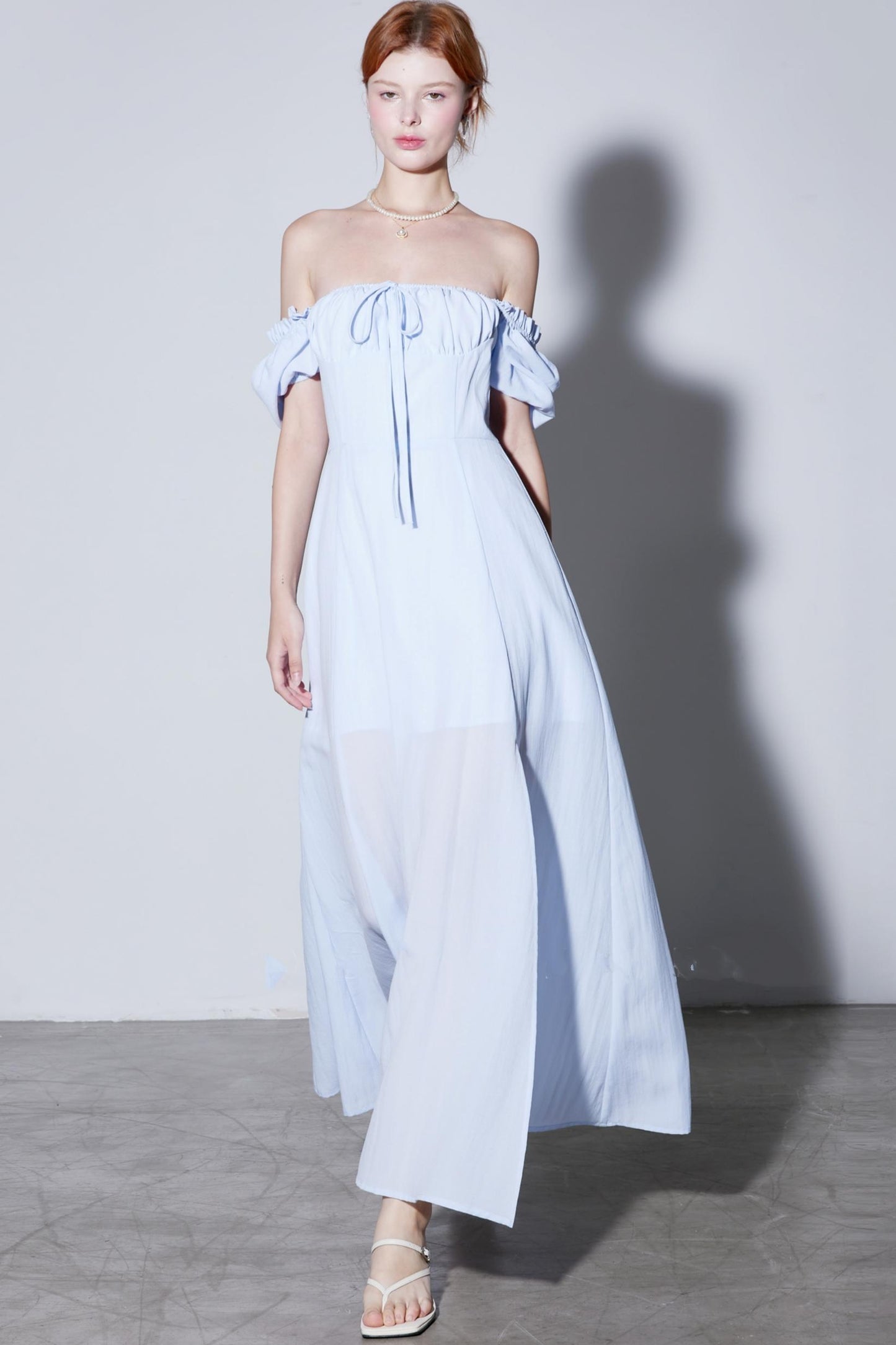 Elegant Sweetheart Neckline Maxi Dress