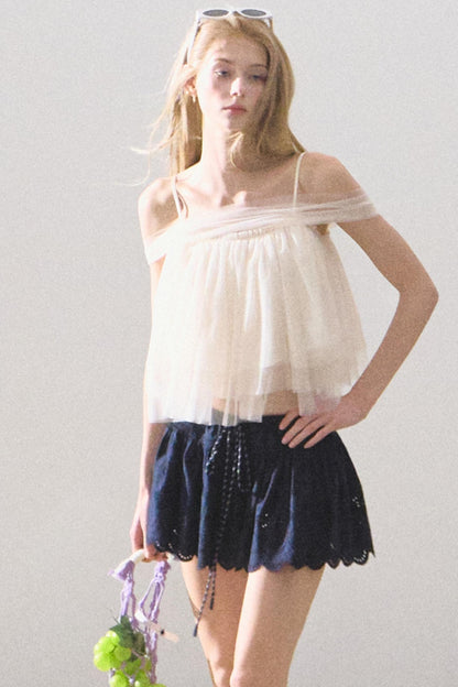 Moonlit Mesh Camisole