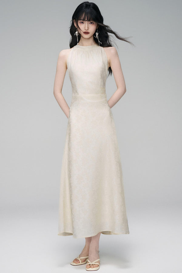 Sleeveless China Maxi Dress