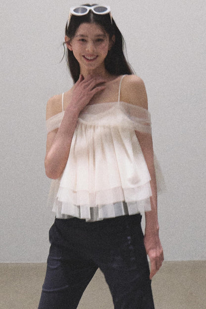 Moonlit Mesh Camisole