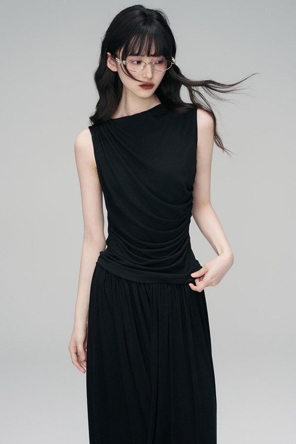 Irregular Peplum Knit Top