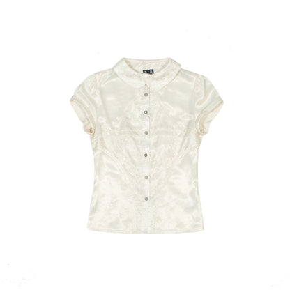 Satin Lace Doll Blouse