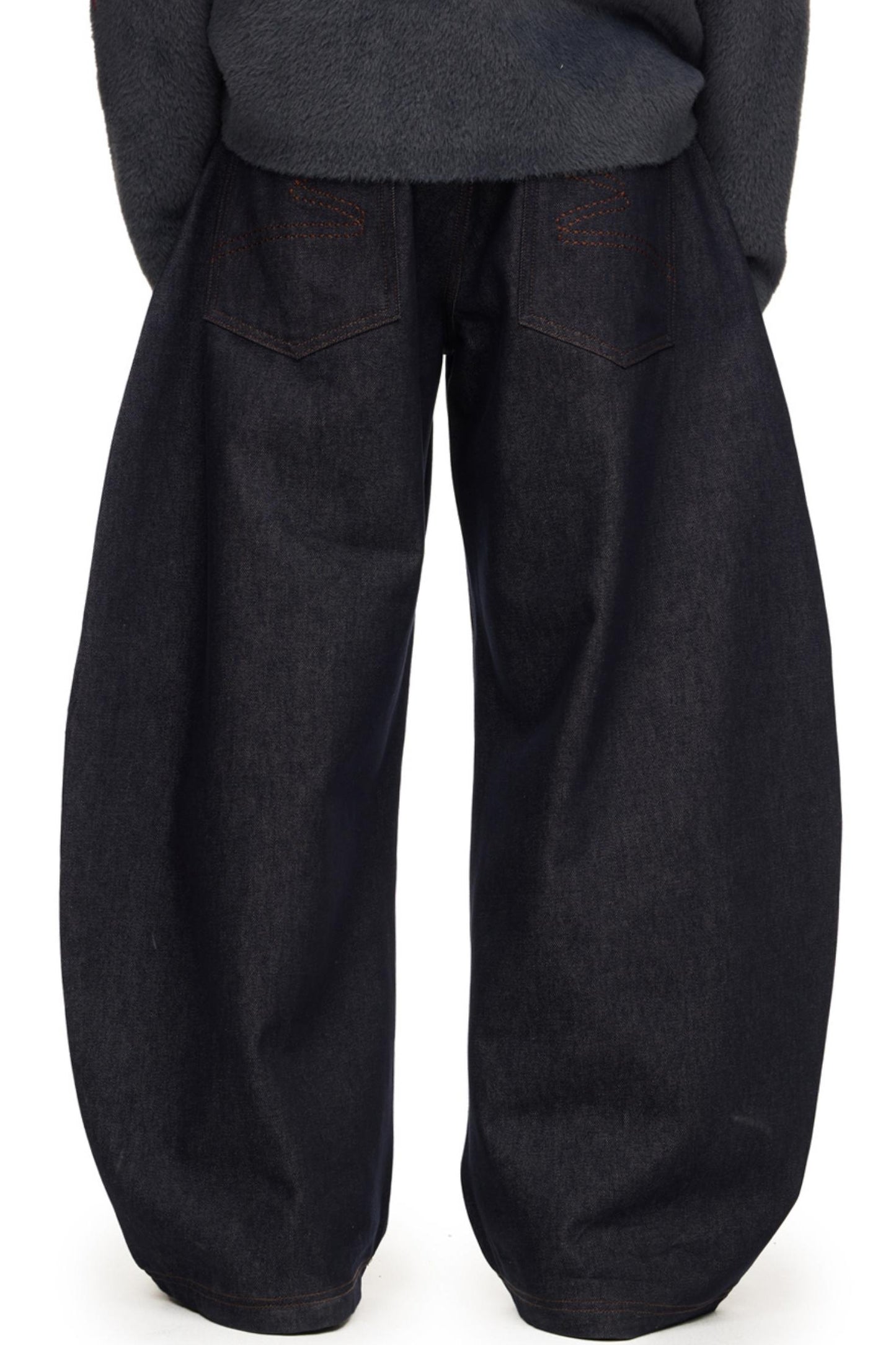 Vintage Wide Leg Cow Denim Jeans