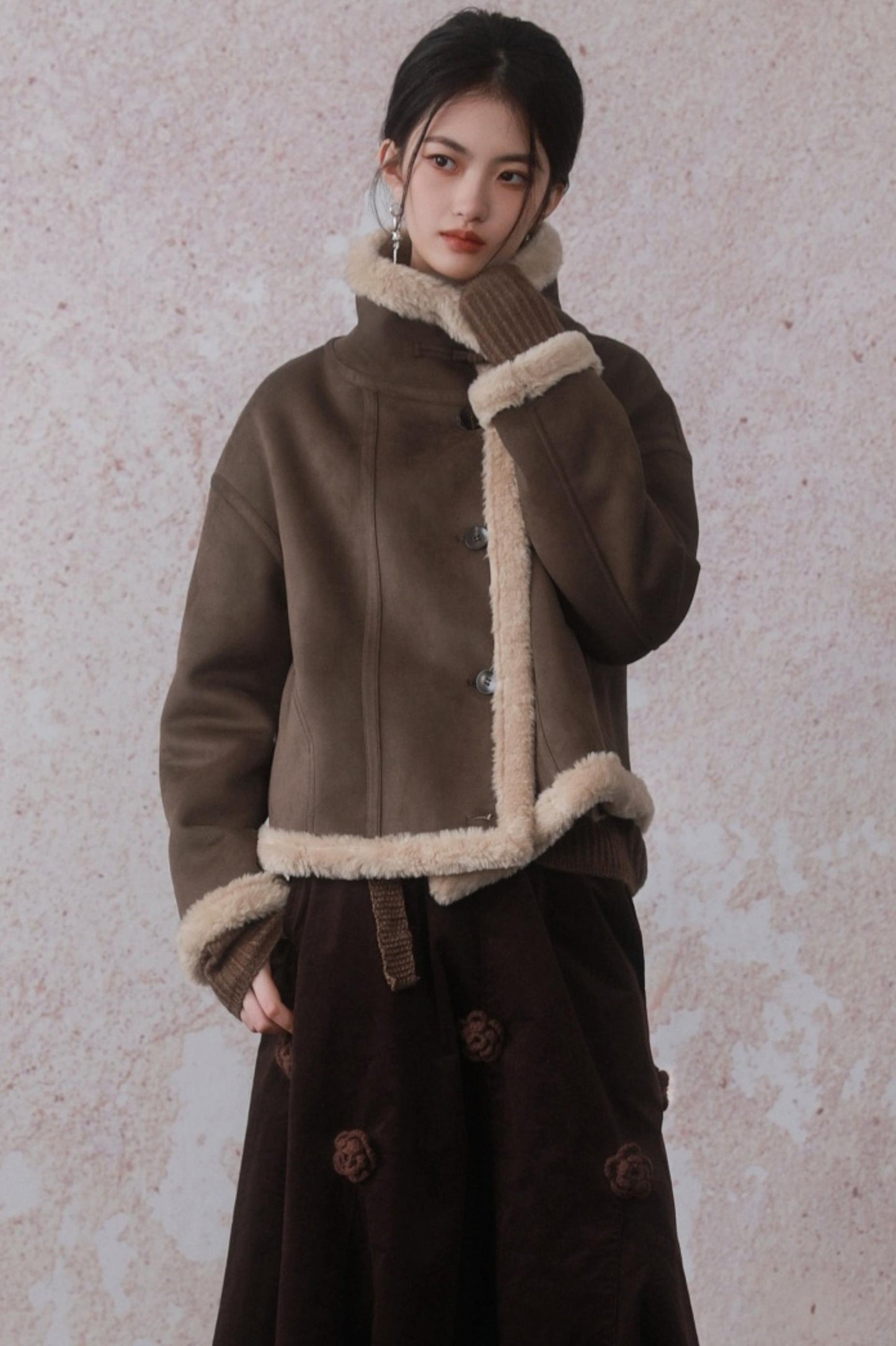 Thick Eco Fur Coat