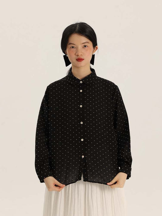 Polka Dot Nische Design Shirt 