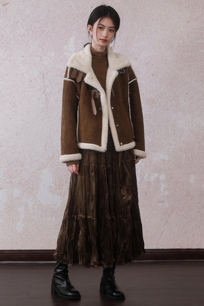 Integrated Fur Coat