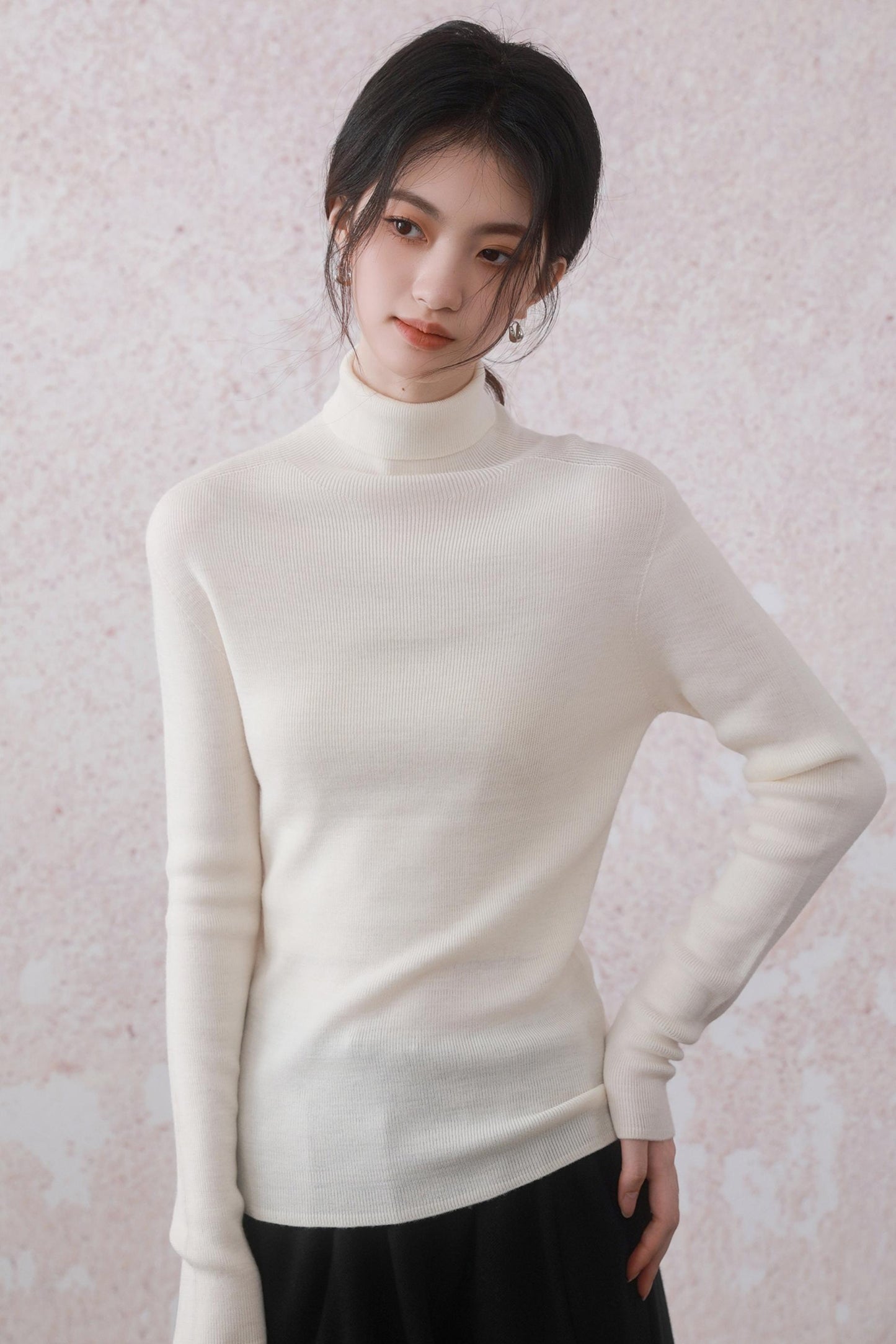 Simple Turtleneck Top