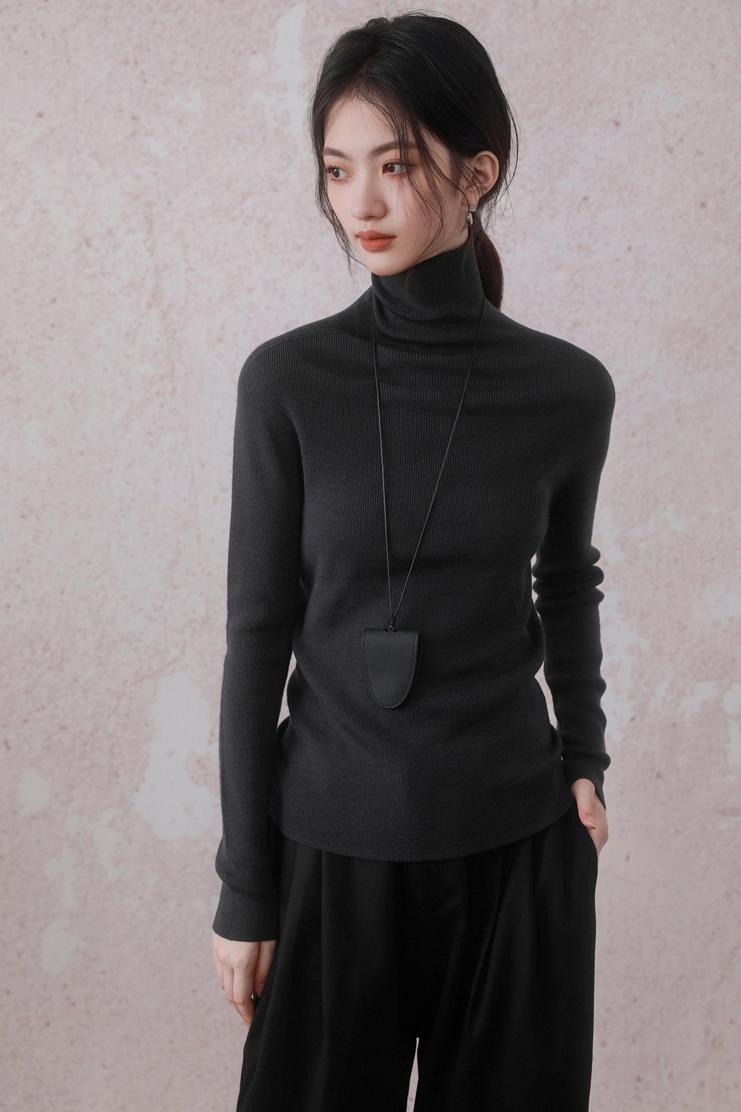 Simple Turtleneck Top