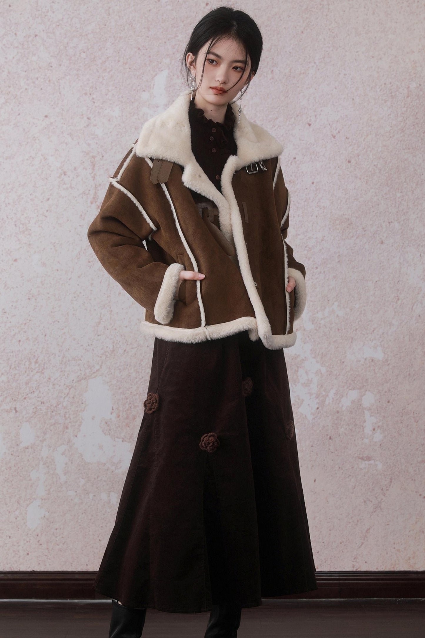 Integrated Fur Coat