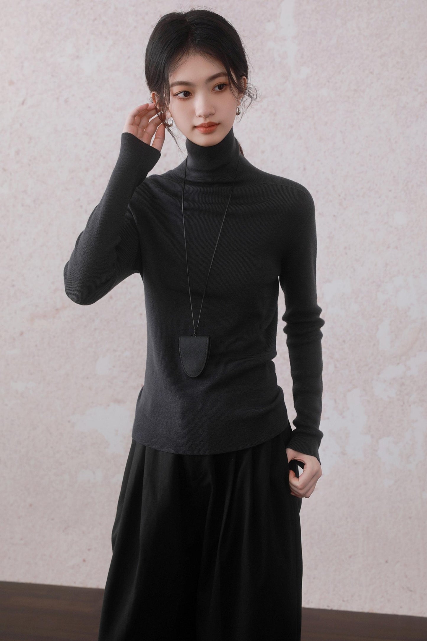 Simple Turtleneck Top