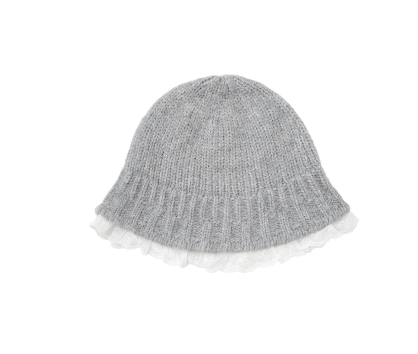 Lace Knit Warm Bucket Hat