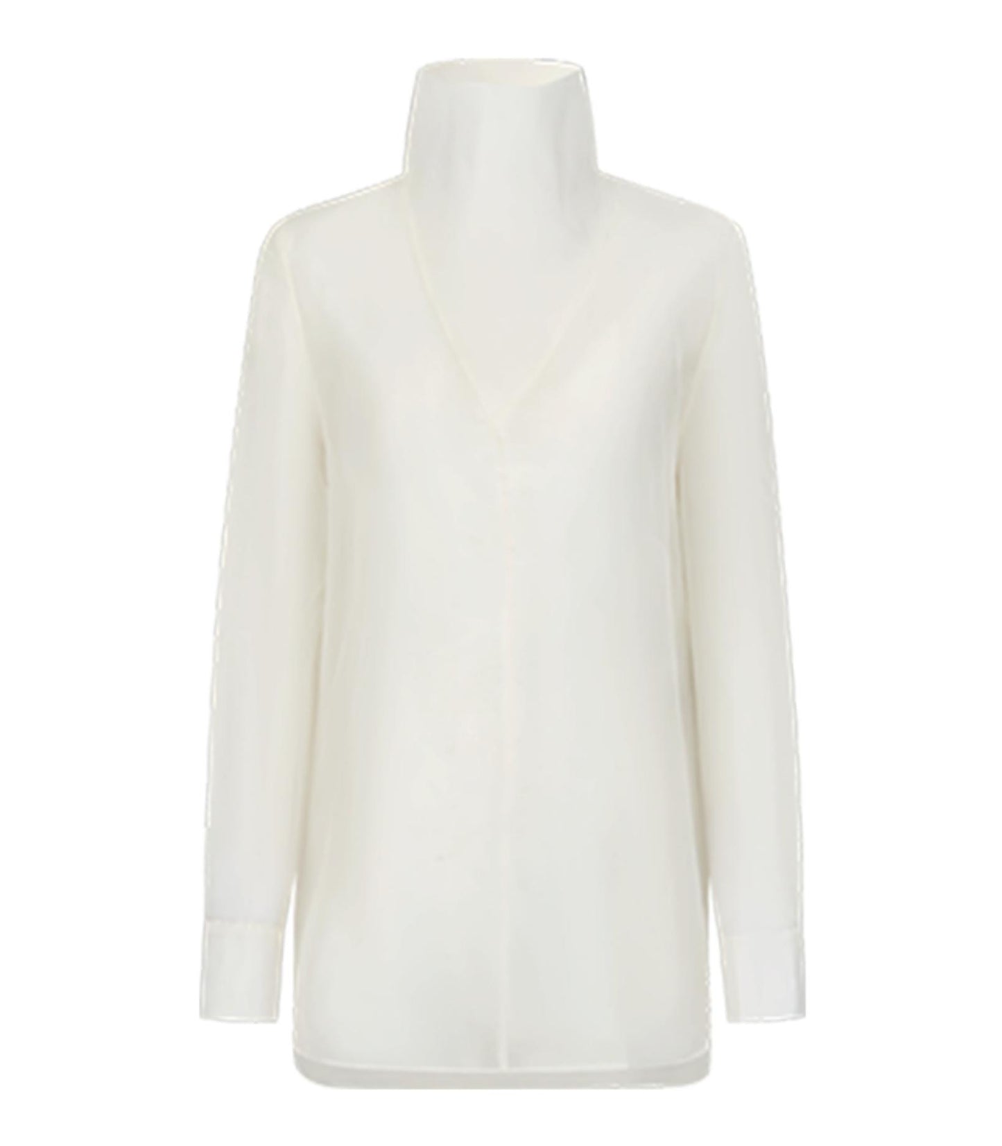 Mulberry Silk Hood Collar Shirt Top