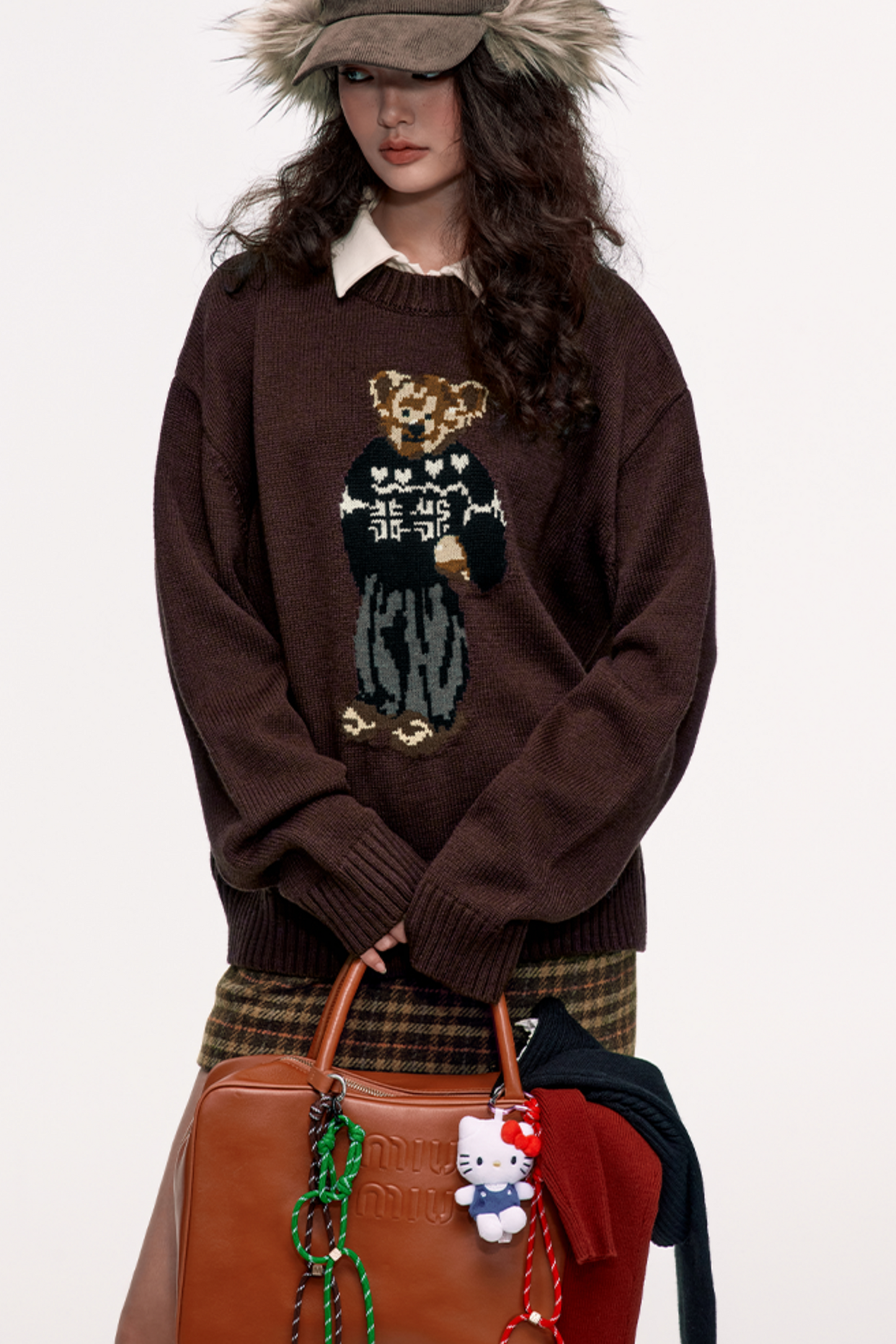 Cartoon Pattern Loose Sweater