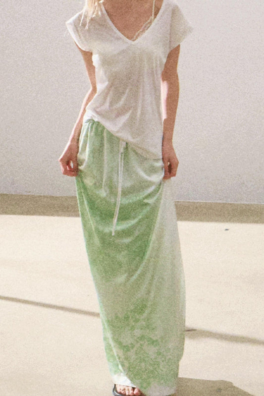 Soft Lace A-Line Skirt