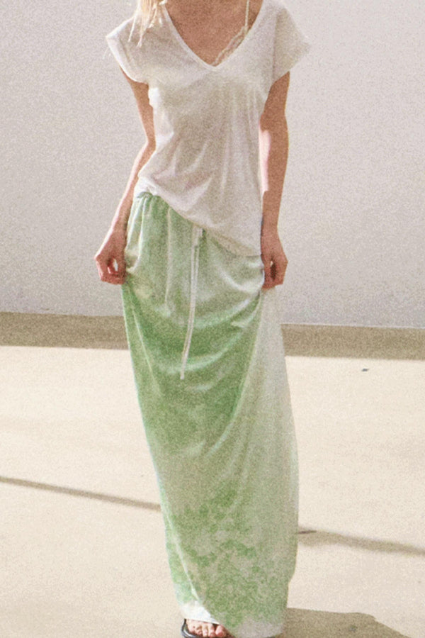 Soft Lace A-Line Skirt