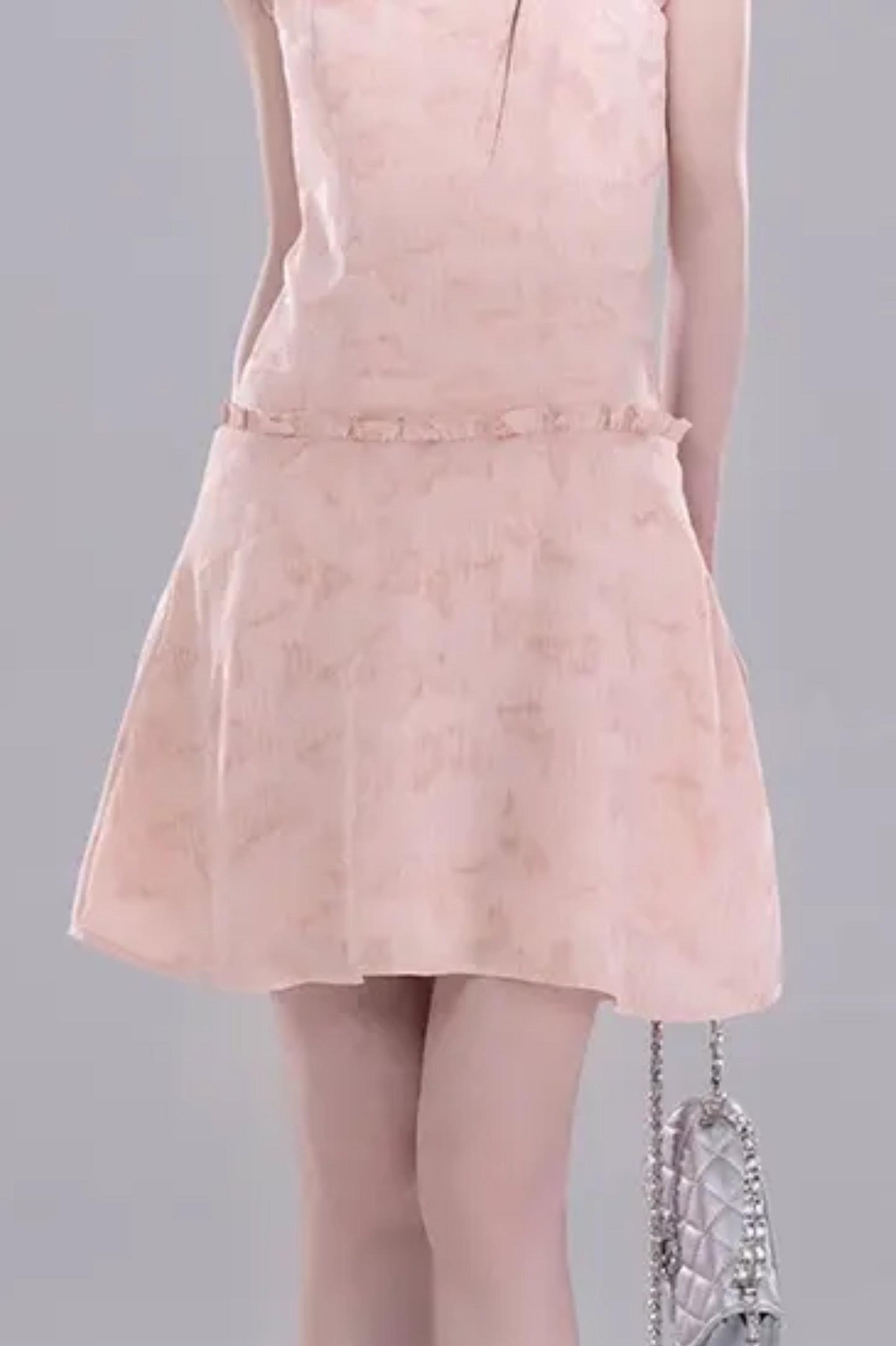 Floral Pink A-Line Dress