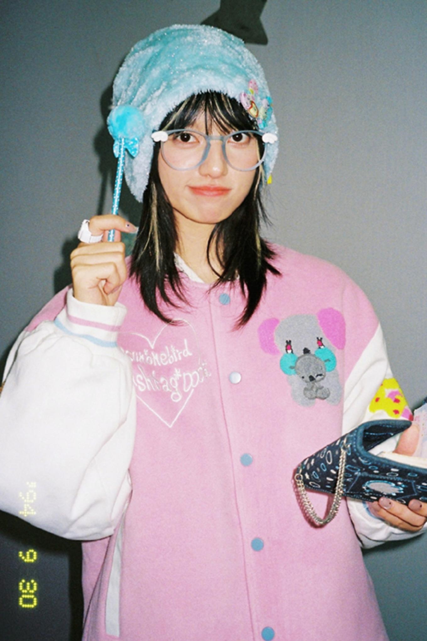 Pink Cotton Baseball Shirt Jacket