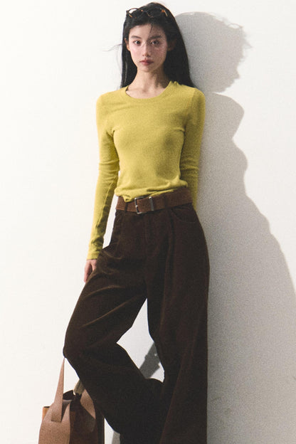 Elegant Wool Base Layer Top