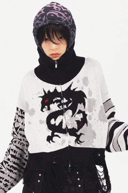 Limited Edition Dragon Knit Jacket