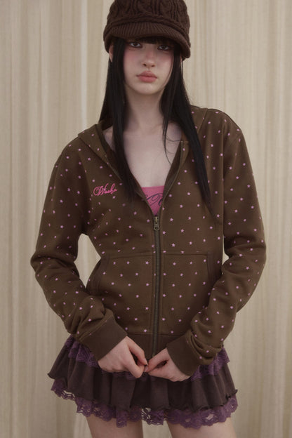 Hooded Retro Star Jacket