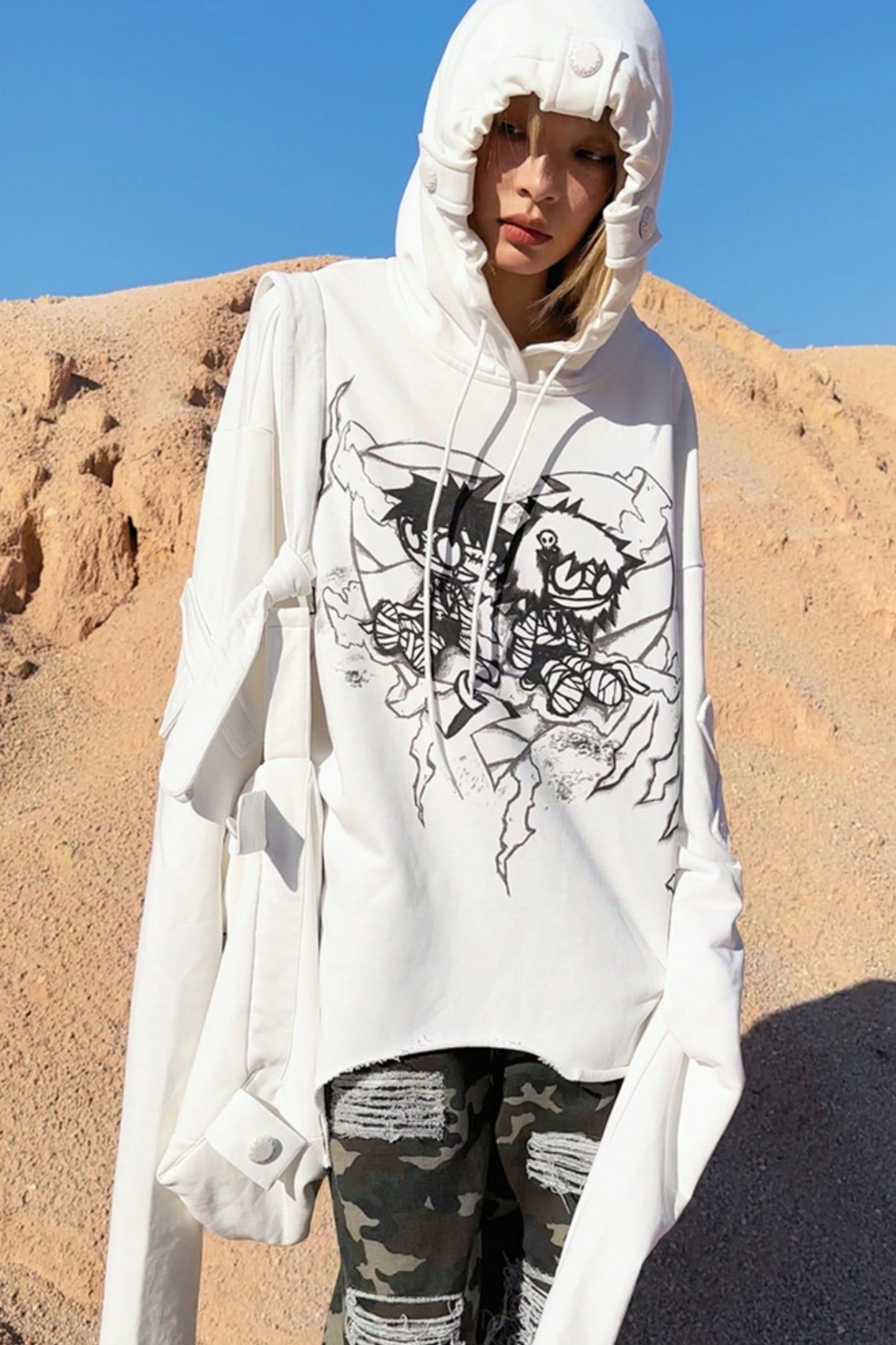 Mummy Couple Print Sweatshirt