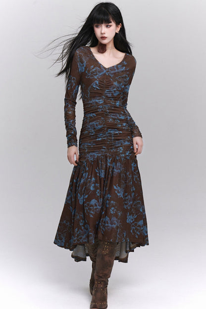 Unique Cold Atmosphere Autumn Dress