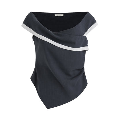 Contrast Color Slim Fit T-Shirt