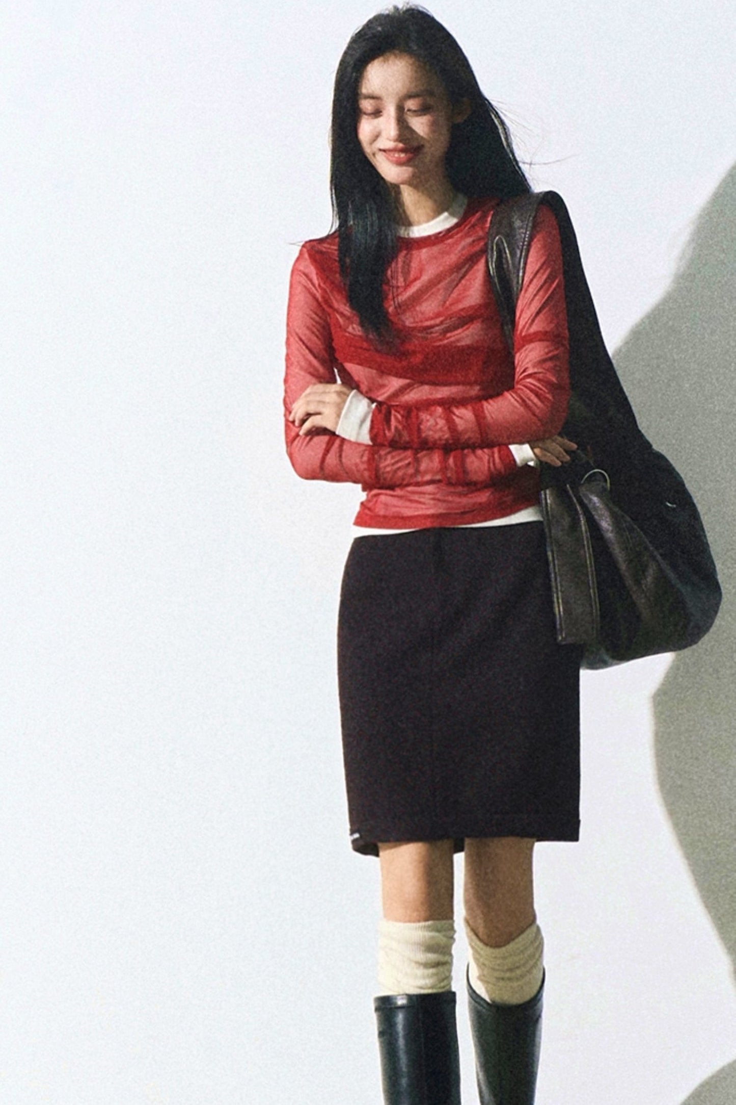 Flocked Commuter Classic Skirt