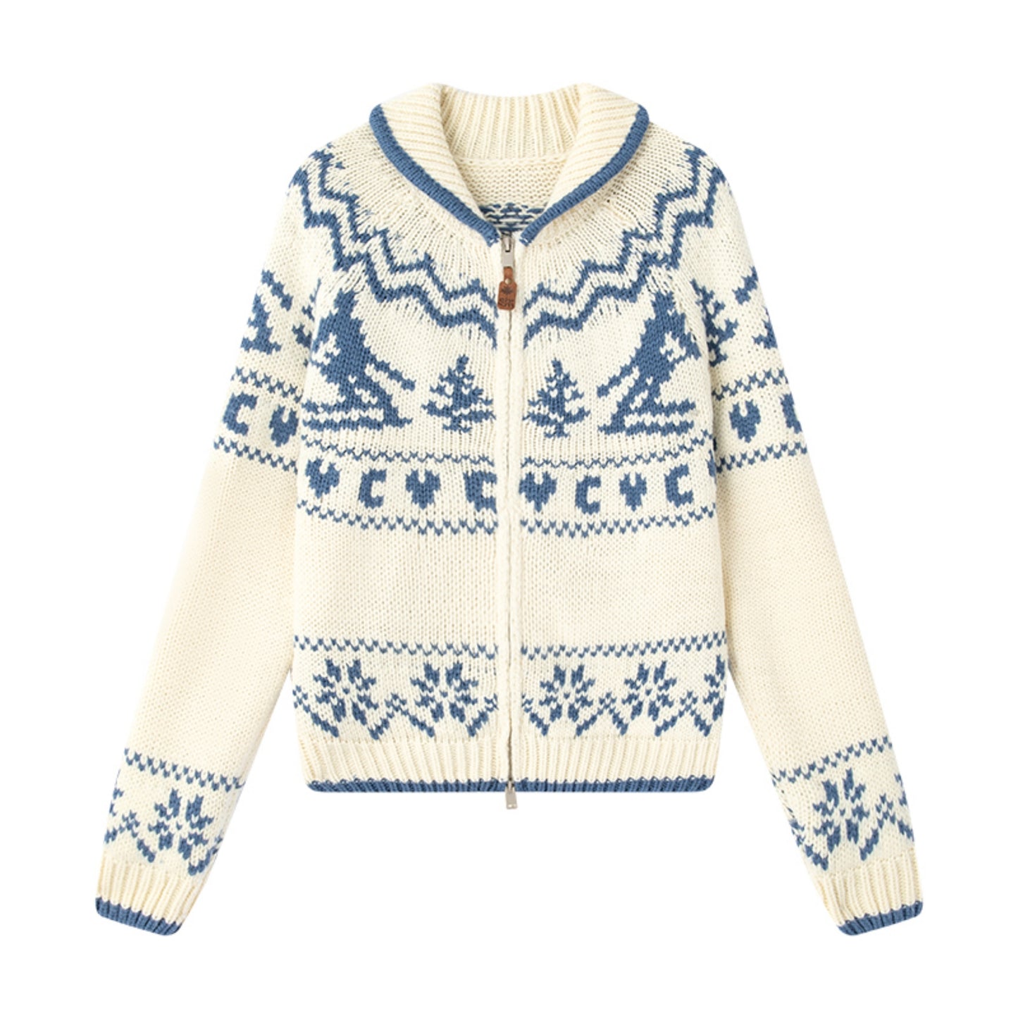 Nordic Fair Isle Knit Cardigan