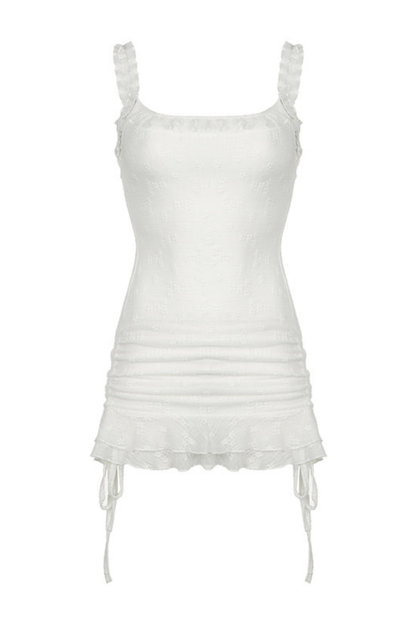 Base Dress Cut-Out Smock Sweater Set-Up