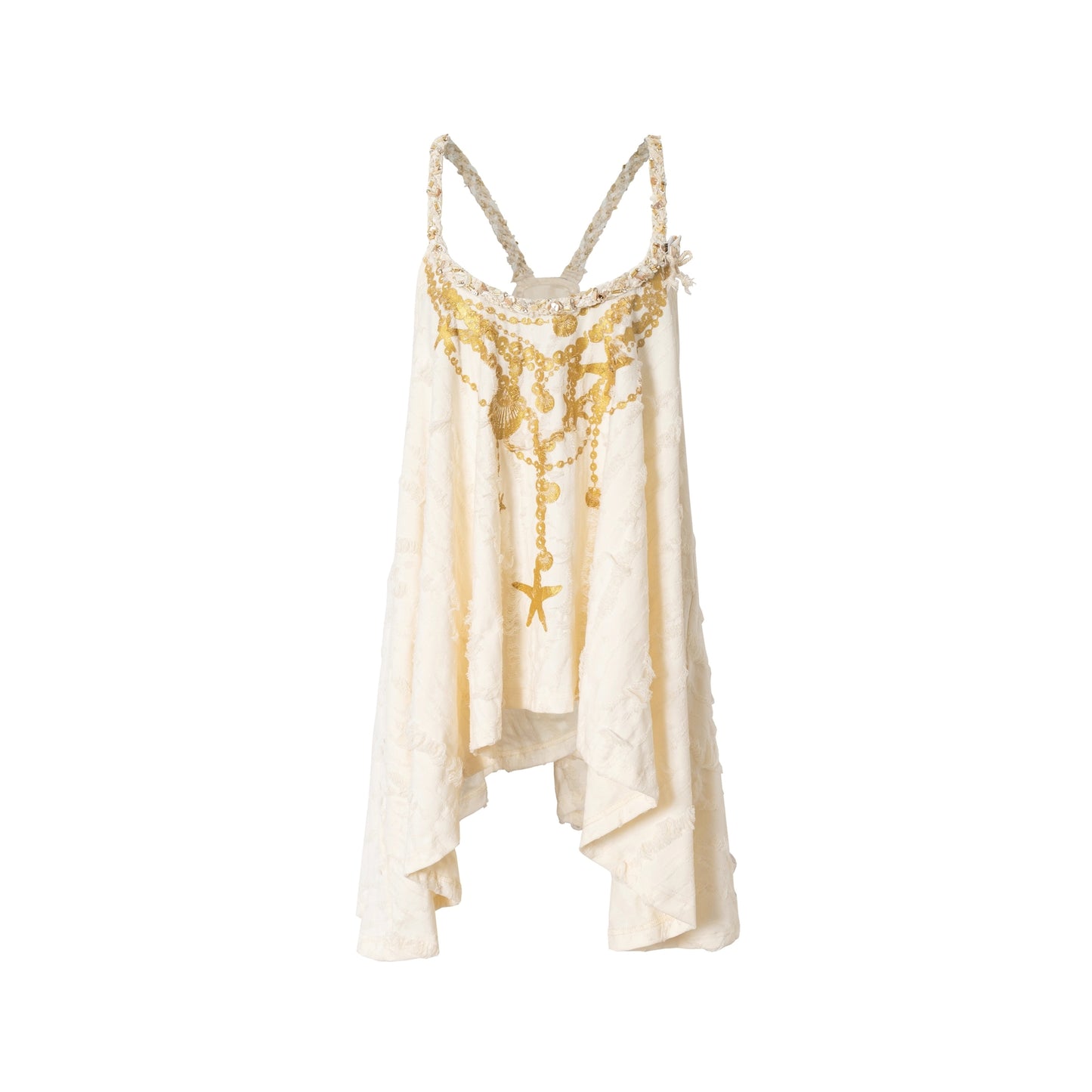 Hippie Star Foil Loose Strap Vest