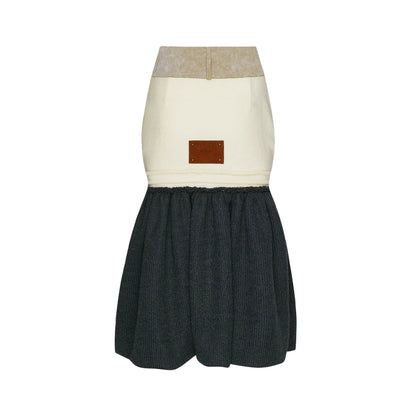 Symbol Motif Flare Skirt