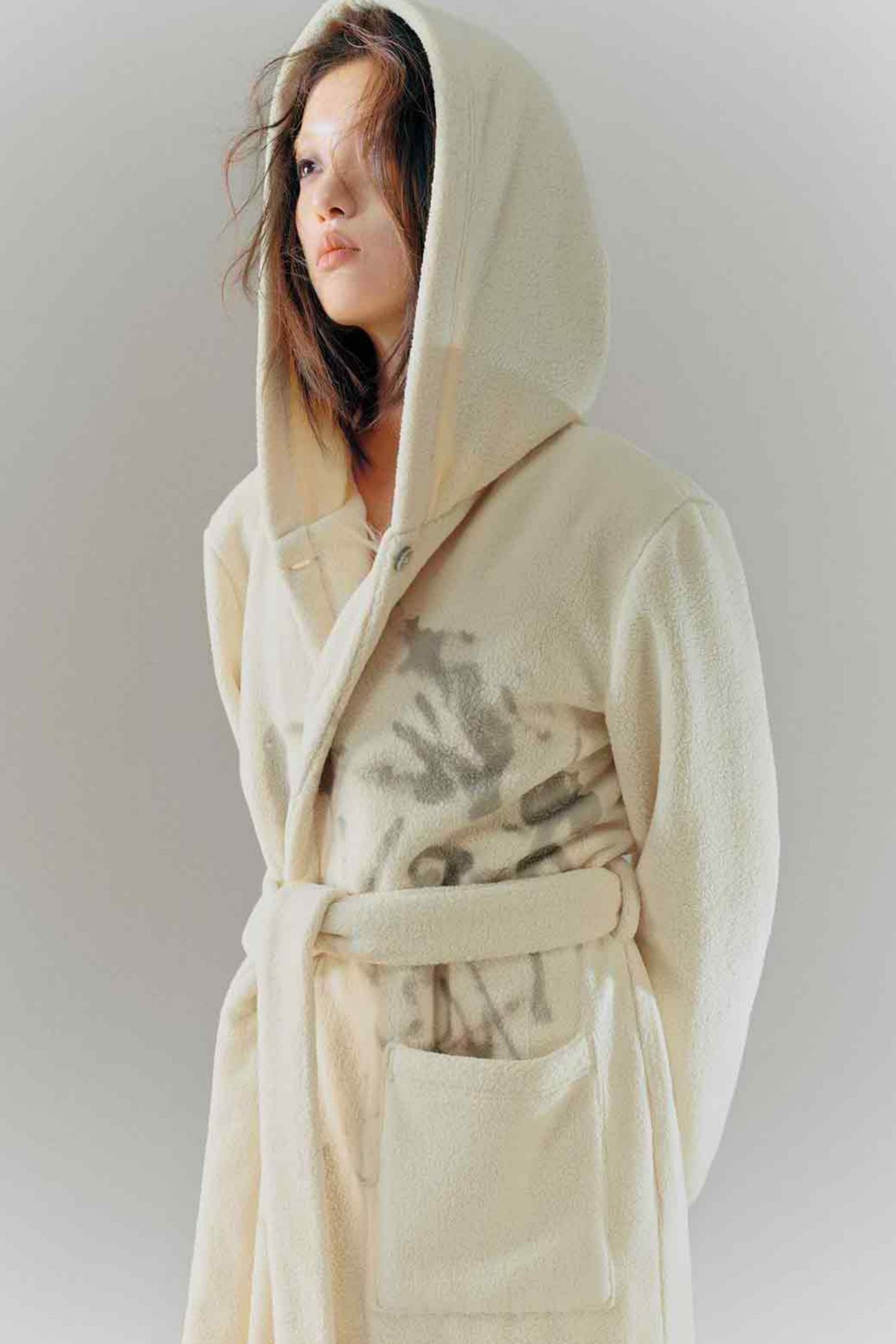 Loose Fit Graffiti Bathrobe