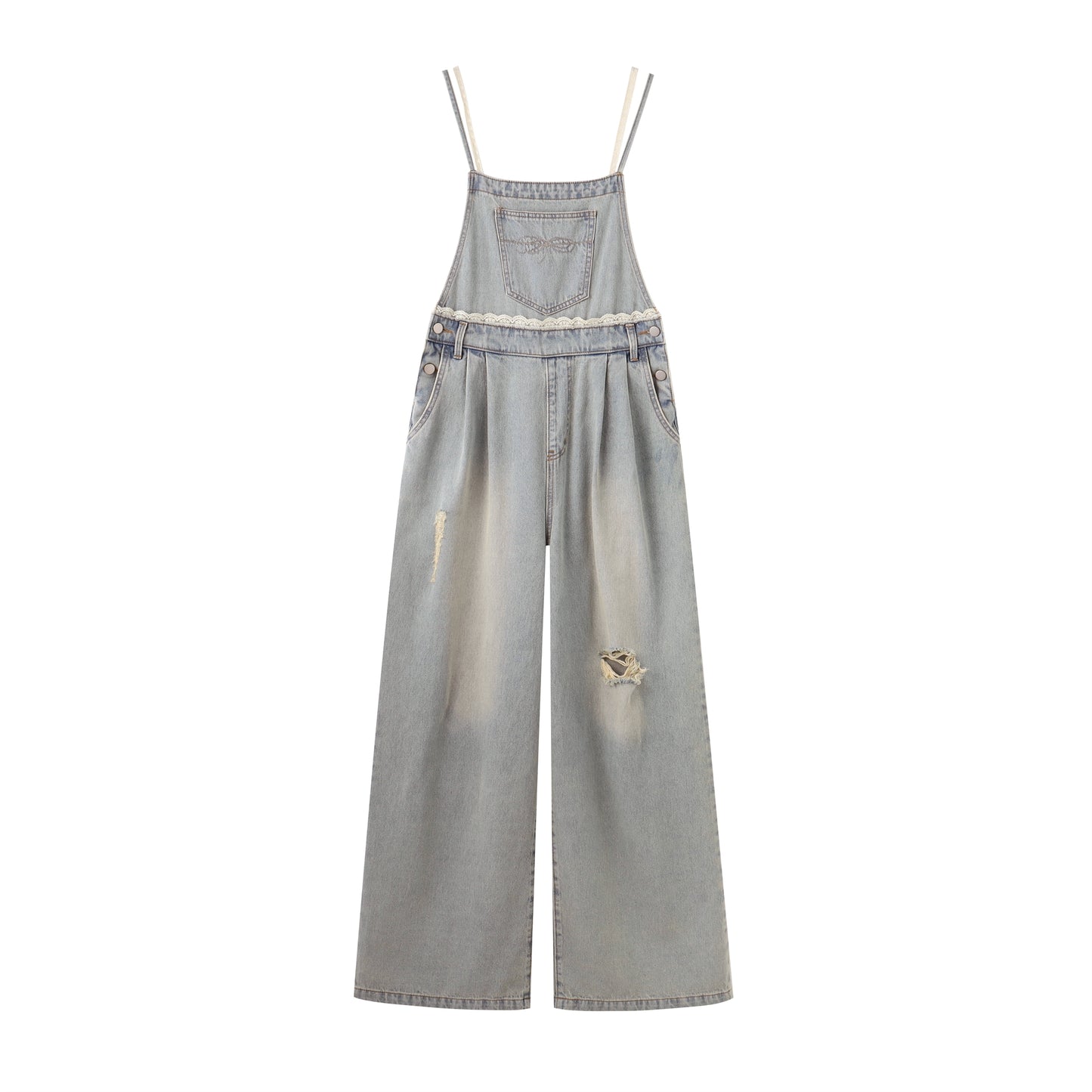 Denim Bib Overalls Pants