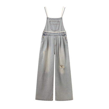 Denim Bib Overalls Pants