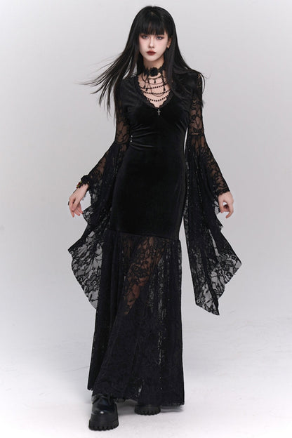 Dark Girl Gothic Halloween Dress