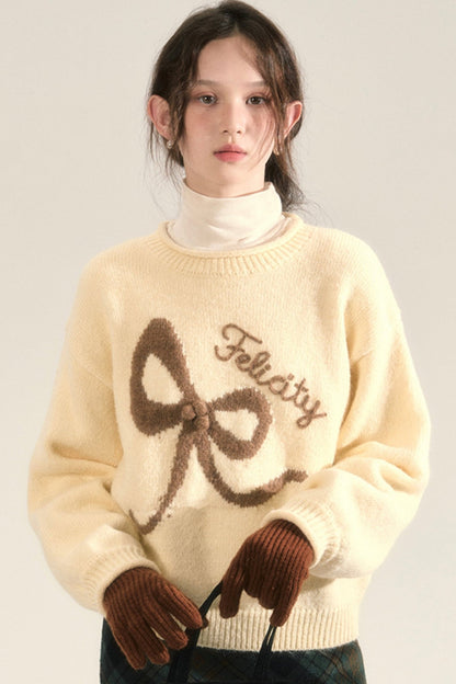 Thickened Camel Knit Sweater