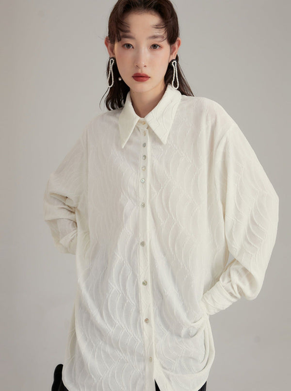 original design light and flower shirt